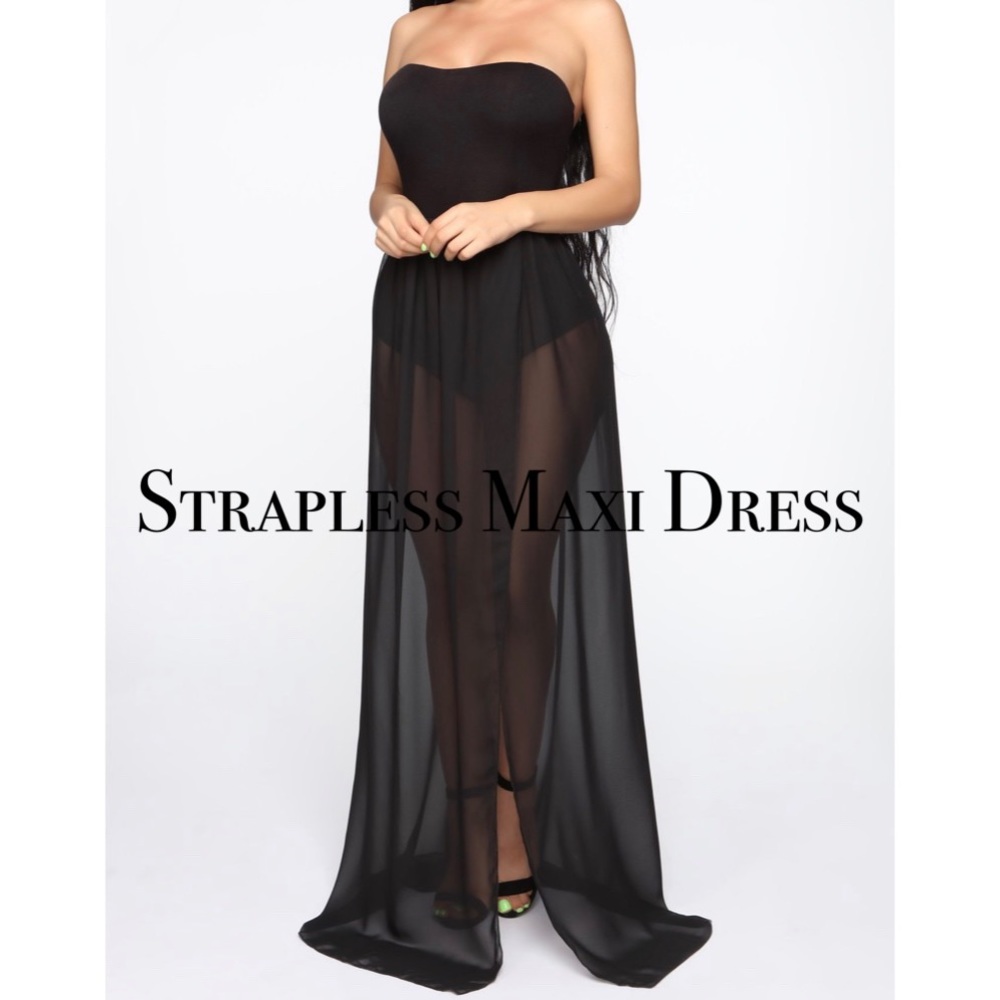 Strapless Maxi Dress